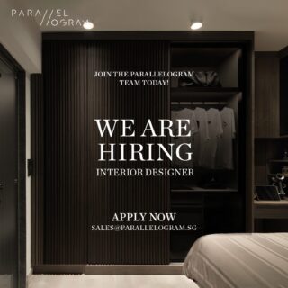 Join the Paralellogram Team today! 

If you’re a passionate, creative visionary just like us, we want you on the team! In addition to assisting clients on bringing their dream home to life, you’ll get the chance to work closely with industry mentors and fellow teammates! Look forward to career advancements, training opportunities, annual overseas trip and a flexible remote policy when you take on a position with us. 

Interested? We’d love to hear from you. 

#pgdesign #parallelogramdesign #sghome #sginterior #renovationsg #interiordesign #sgreno #singaporehomes #homedecorsg #modernliving
